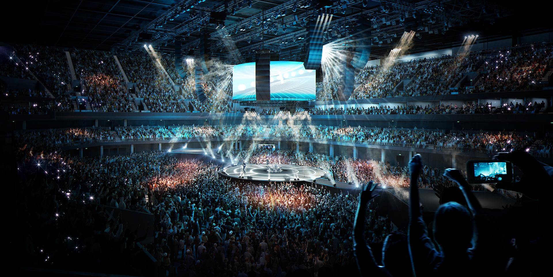 Audience Systems will supply stands and seats for the new OVG Arena in Manchester